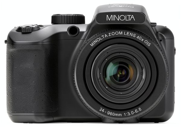 Minolta ProShot MN40Z Bridge Camera 20MP 40x Zoom Black-1