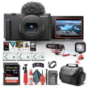 Sony ZV-1 II Vlog Camera 4K Video Content Creator Bundle-0