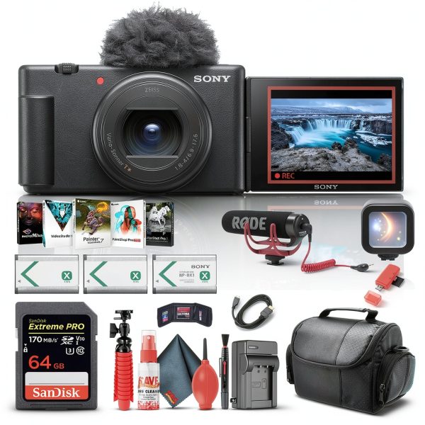 Sony ZV-1 II Vlog Camera 4K Video Content Creator Bundle-0