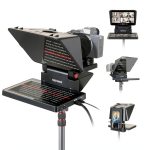 Neewer 11 Inch Teleprompter with Monitor for Live Streaming-0
