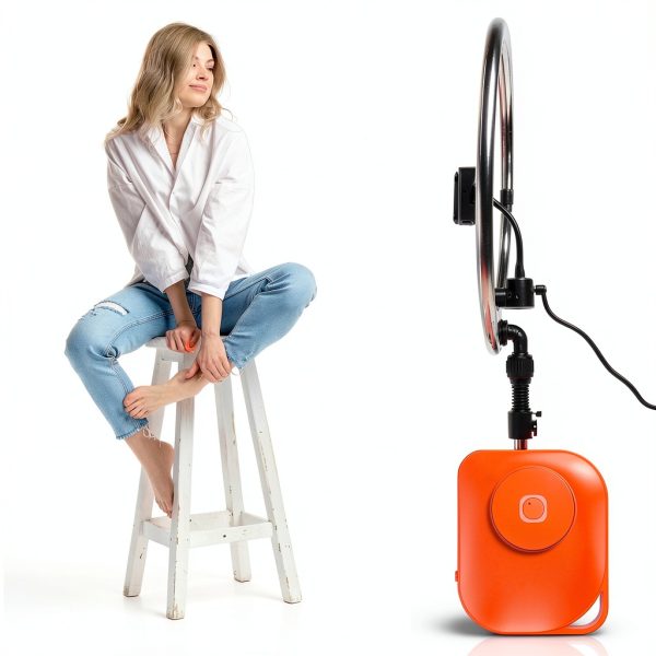 Neewer 18 Inch Ring Light Tripod Stand Phone Holder Remote-4