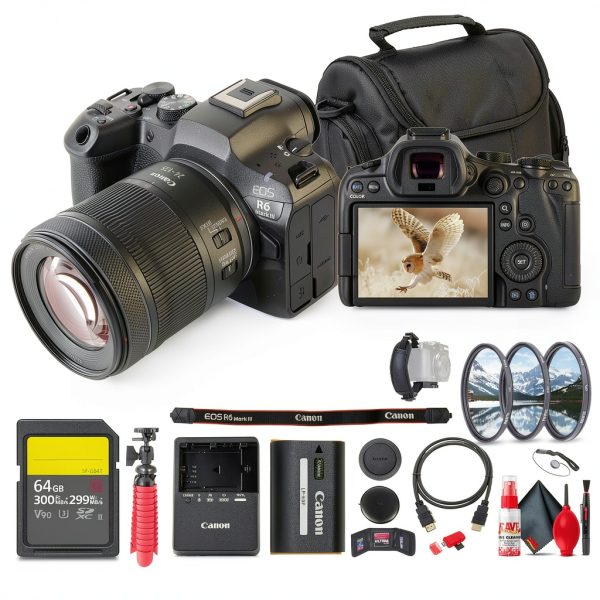 Canon EOS R6 Mark III Mirrorless Camera 24 105mm Lens Bundle-0