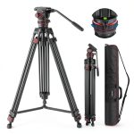 Neewer Video Tripod Fluid Head 360 Pan Tilt DJI Gimbal-0