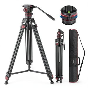 Neewer Video Tripod Fluid Head 360 Pan Tilt DJI Gimbal-0