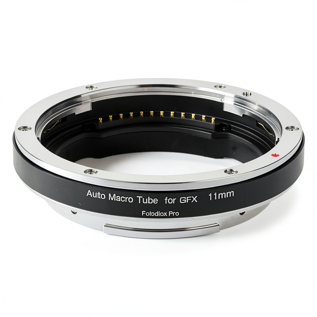 Fotodiox Pro Auto Macro Extension Tube attached to a Canon RF camera