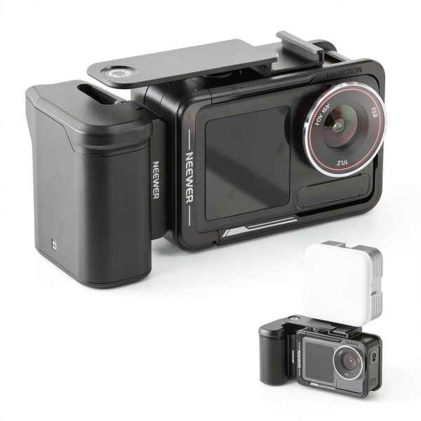 Neewer DJI Osmo Action Cage Side Handle Metal Rig-0