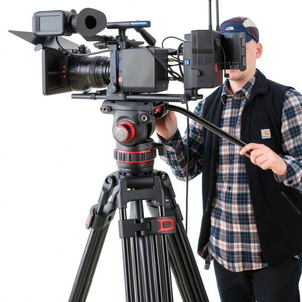 Neewer Video Tripod Fluid Head 360 Pan Tilt DJI Gimbal-5