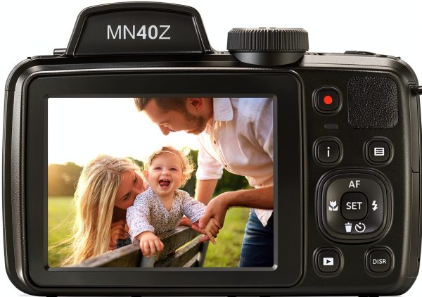 Minolta ProShot MN40Z Bridge Camera 20MP 40x Zoom Black-3