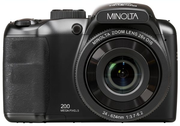 Minolta ProShot MN26Z Bridge Camera 20MP 26x Zoom Black-1