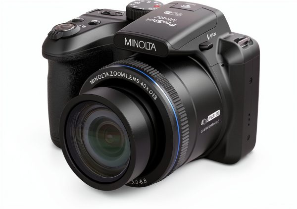 Minolta ProShot MN40Z Bridge Camera 20MP 40x Zoom Black-4
