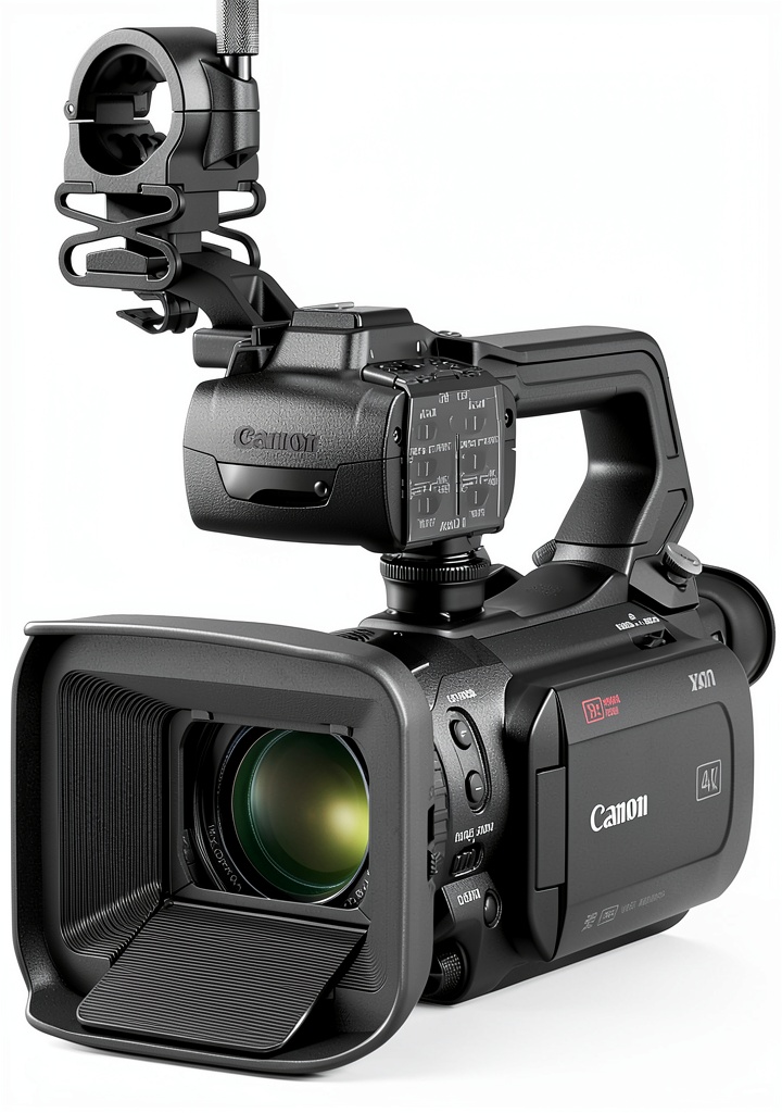 Canon XA70 Camcorder in use during an outdoor shoot