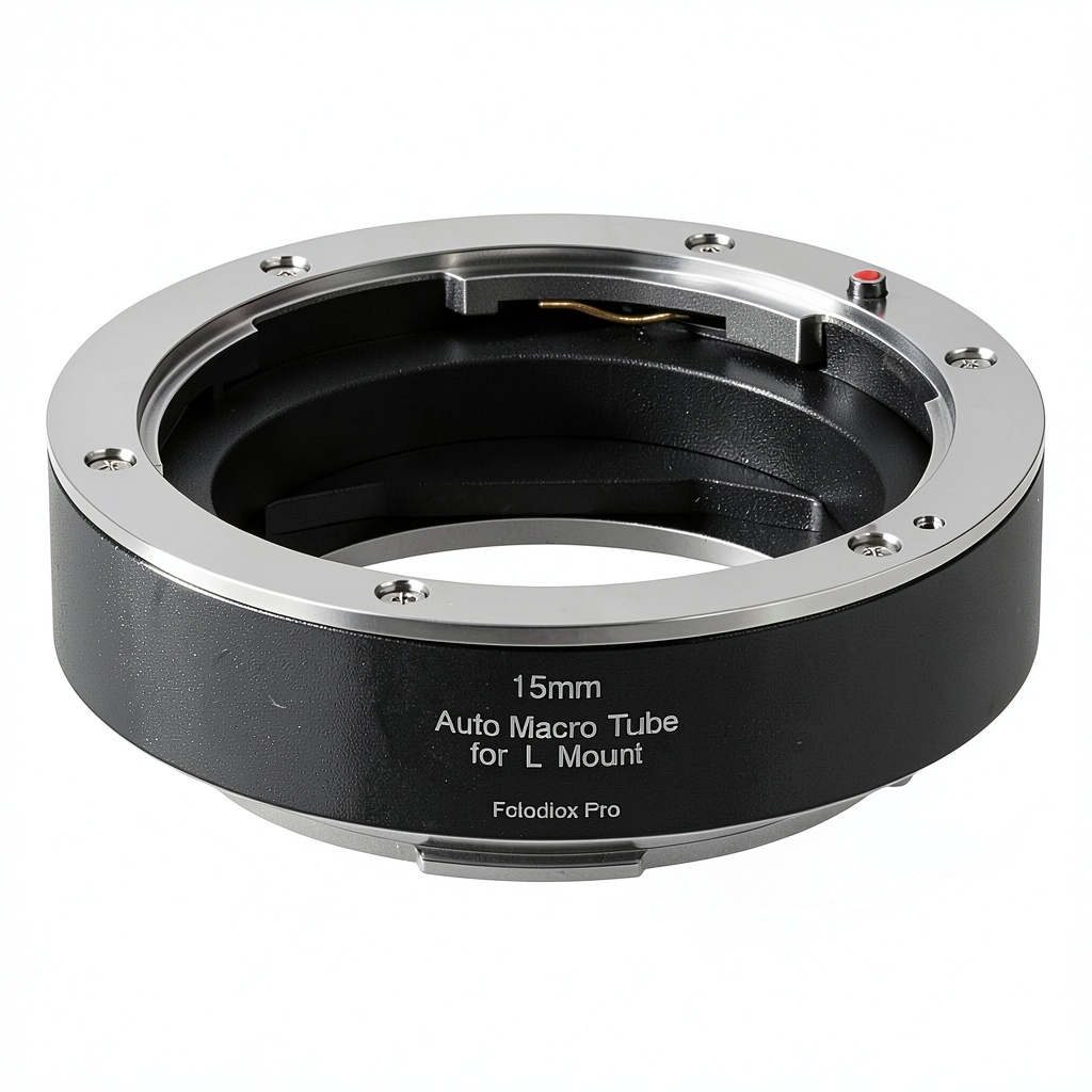 Fotodiox Pro Auto Macro Extension Tube attached to a Canon RF camera