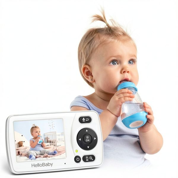 HelloBaby HB2530 Baby Monitor 2.4" LCD Night Vision Two‑Way Audio-1