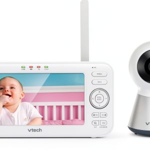 VTech VM5254 Digital Video Baby Monitor with 5‑inch LCD Night Light-0