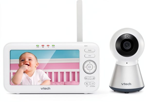 VTech VM5254 Digital Video Baby Monitor with 5‑inch LCD Night Light-0