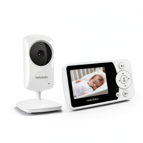 HelloBaby HB2033 Video Baby Monitor 2.4" Color Screen Night Vision-4