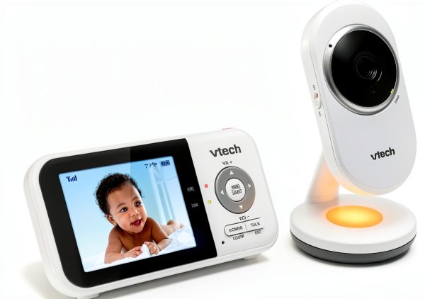 VTech VM3254 Video Baby Monitor 2.8" LCD Night Light 19h Battery-1