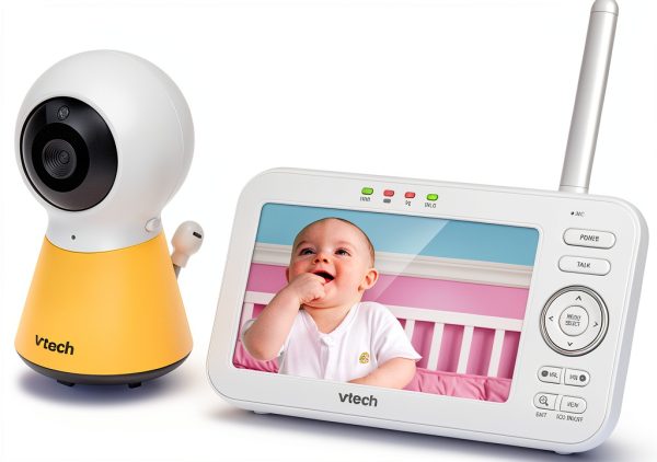 VTech VM5254 Digital Video Baby Monitor with 5‑inch LCD Night Light-4