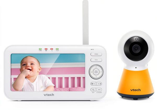 VTech VM5254 Digital Video Baby Monitor with 5‑inch LCD Night Light-3