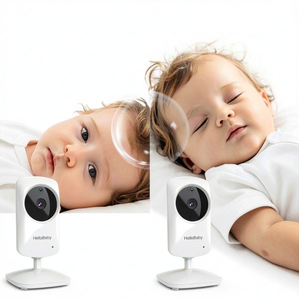 HelloBaby HB2033 Video Baby Monitor 2.4" Color Screen Night Vision-7
