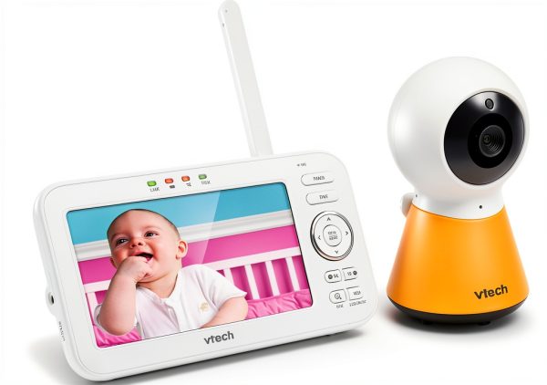VTech VM5254 Digital Video Baby Monitor with 5‑inch LCD Night Light-5