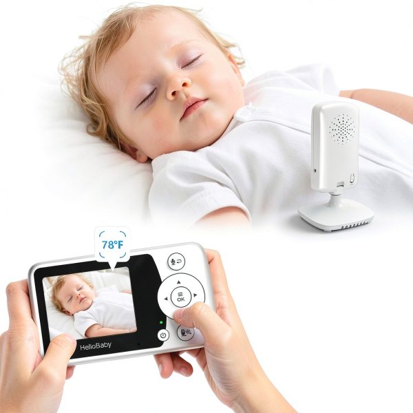 HelloBaby HB2033 Video Baby Monitor 2.4" Color Screen Night Vision-5