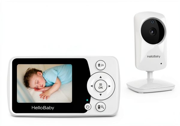 HelloBaby HB2033 Video Baby Monitor 2.4" Color Screen Night Vision-0