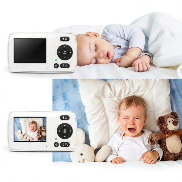HelloBaby HB2530 Baby Monitor 2.4" LCD Night Vision Two‑Way Audio-2