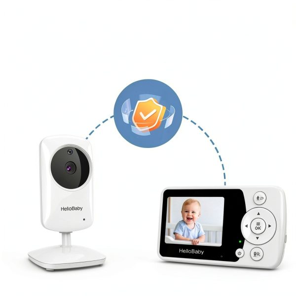 HelloBaby HB2033 Video Baby Monitor 2.4" Color Screen Night Vision-1
